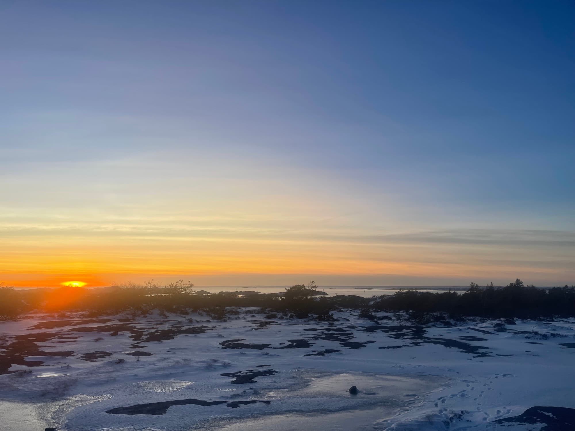 Kustvy över Bohusläns skärgård