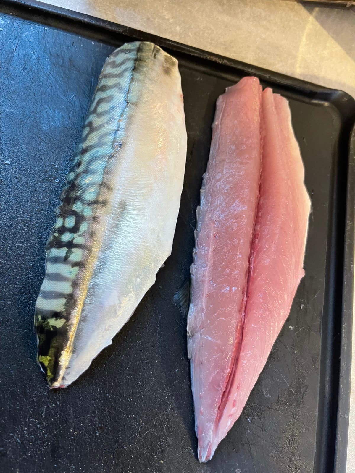 Nyfångad makrill från Bohuslän